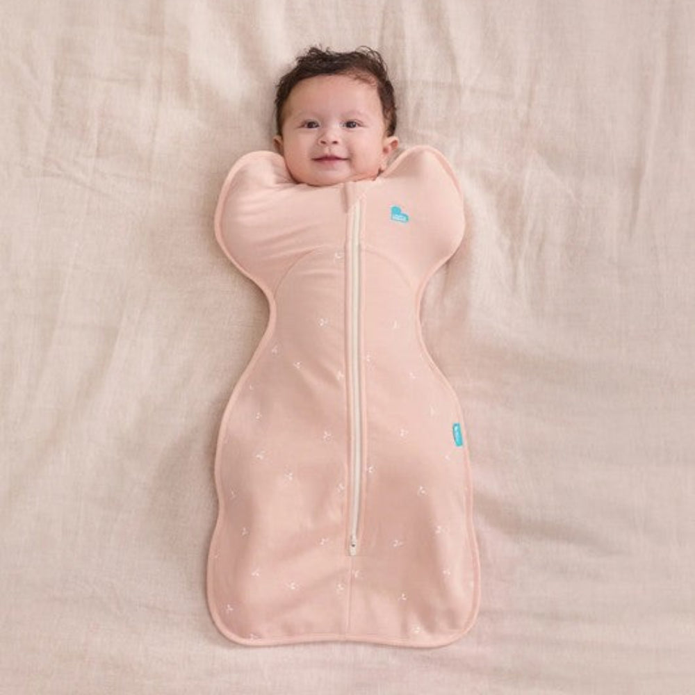 Love To Dream Swaddle Up 1.5 Tog Cotton Fleece - Blush Twigs