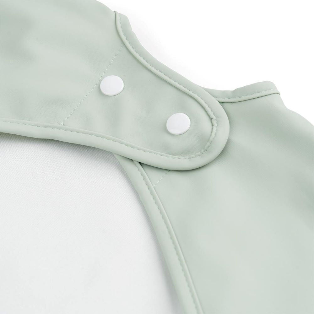 Done by Deer Sleeved Pocket Bib - Croco Green