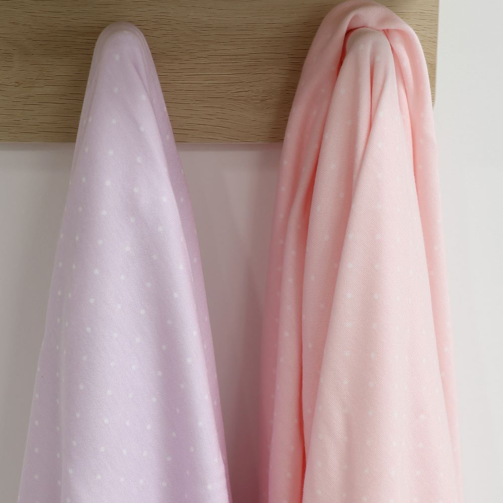 Bubba Blue Confetti Jersey Wrap Pink/Lilac 2 pk