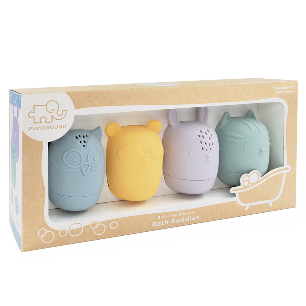 Playground Silicone 4pce Bath Buddies