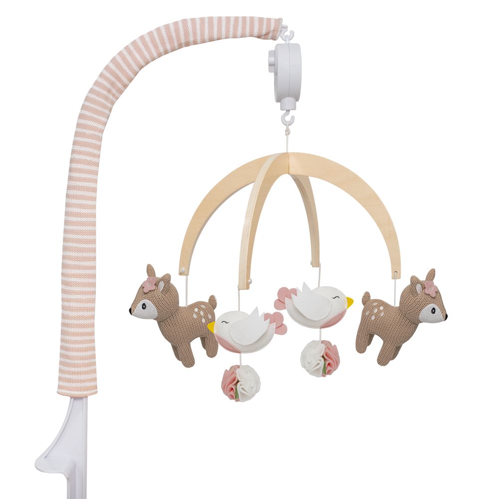 Living Textiles Musical Mobile Set - Sophia Garden