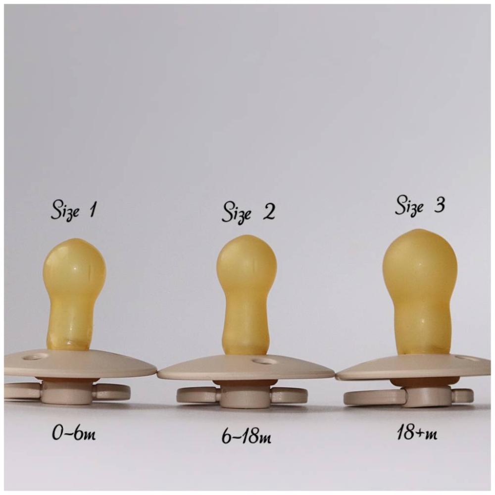 Bibs Soothers 2 pk Size 2 Ivory