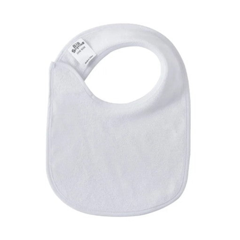 Big Softies 5 pk Bibs - White