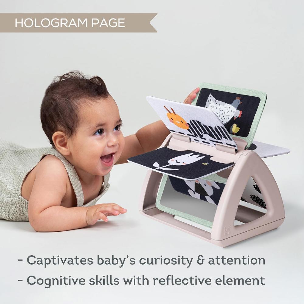 Taf Toys Tummy Time Spinning Book - Black and White