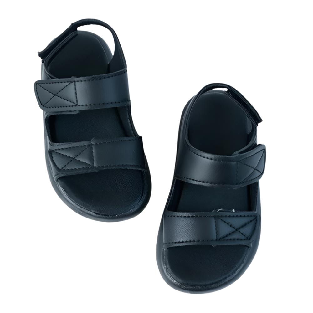 Walnut Ash Sandal - Black