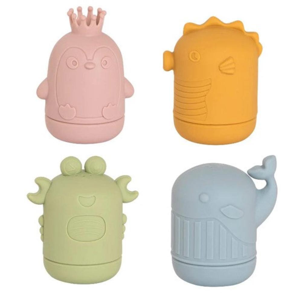 All4Ella Silicone Bath Toys - Sea Friends