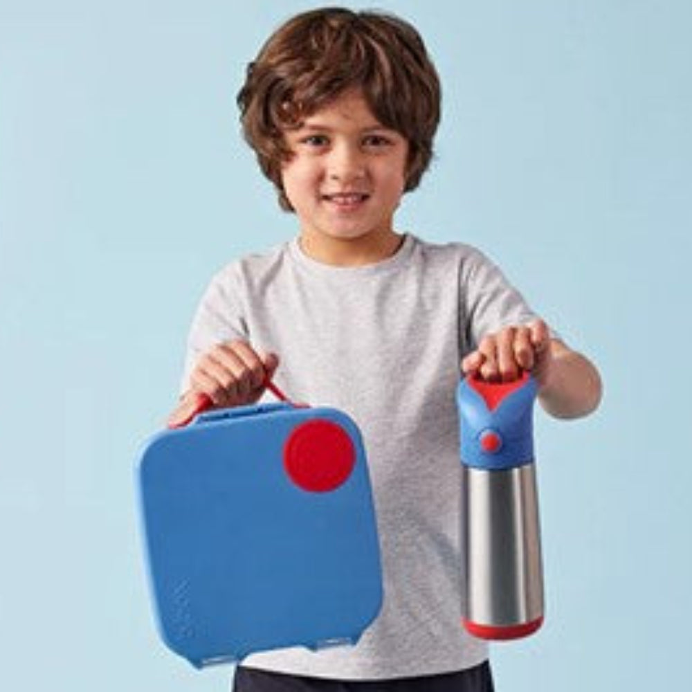 B.Box Lunch Box + SS Insulated Drink Bottle 500 ml - Blue Blaze