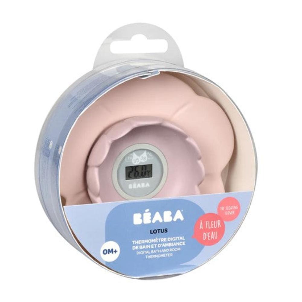 Beaba Lotus Multi Functional Digital Thermometer - Vintage Pink