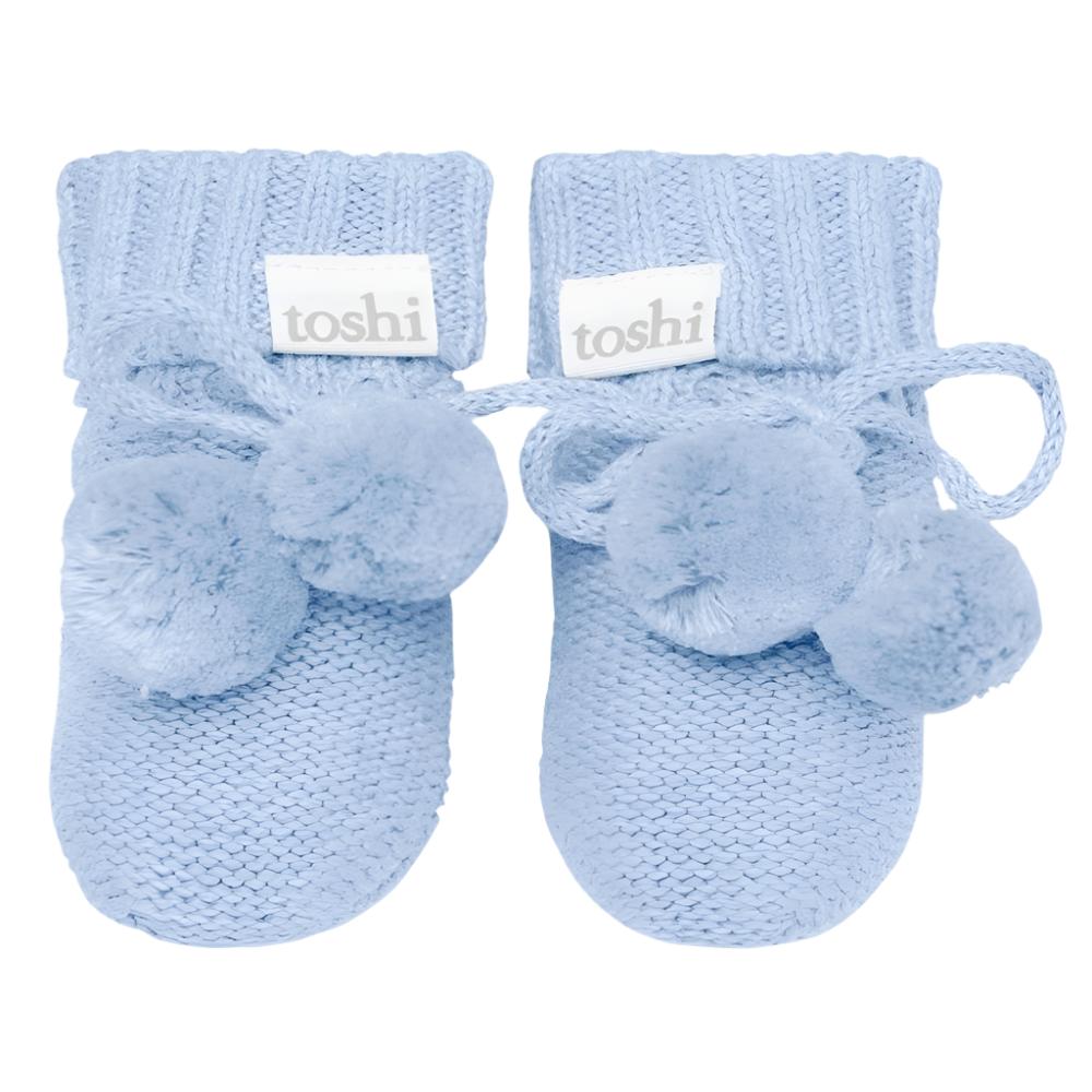 Toshi Organic Booties Marley - Seabreeze
