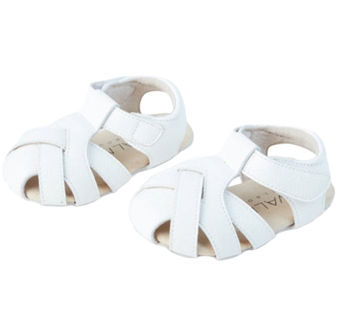 Walnut Brady Sandal - White - Mini