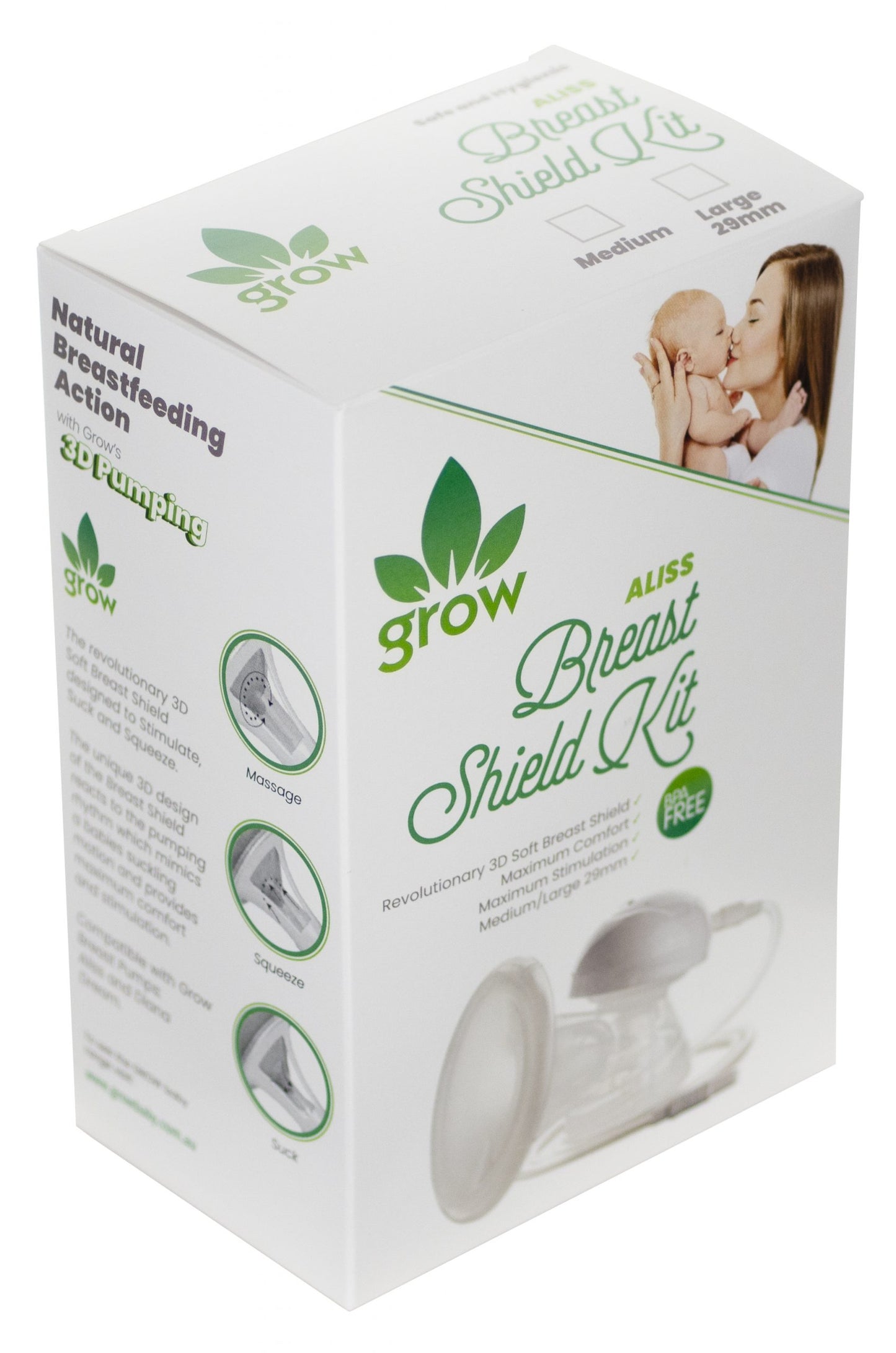 Grow Aliss Breast Shield Kit - 29 mm