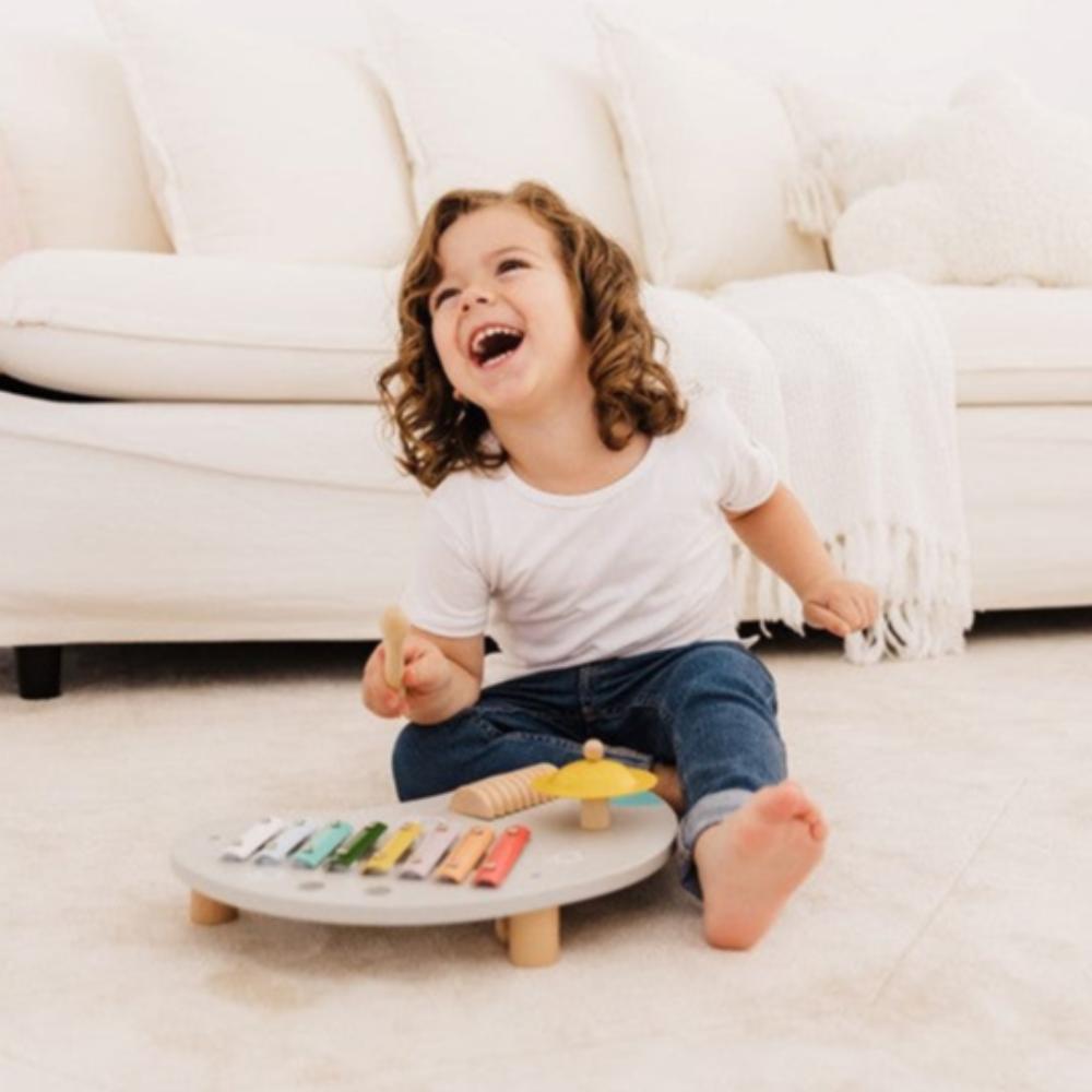 Bubble Wooden Music Table