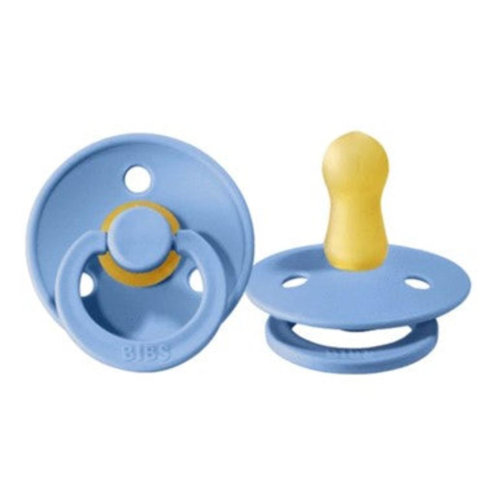 Bibs Soothers 2 pk Size 1 Sky Blue