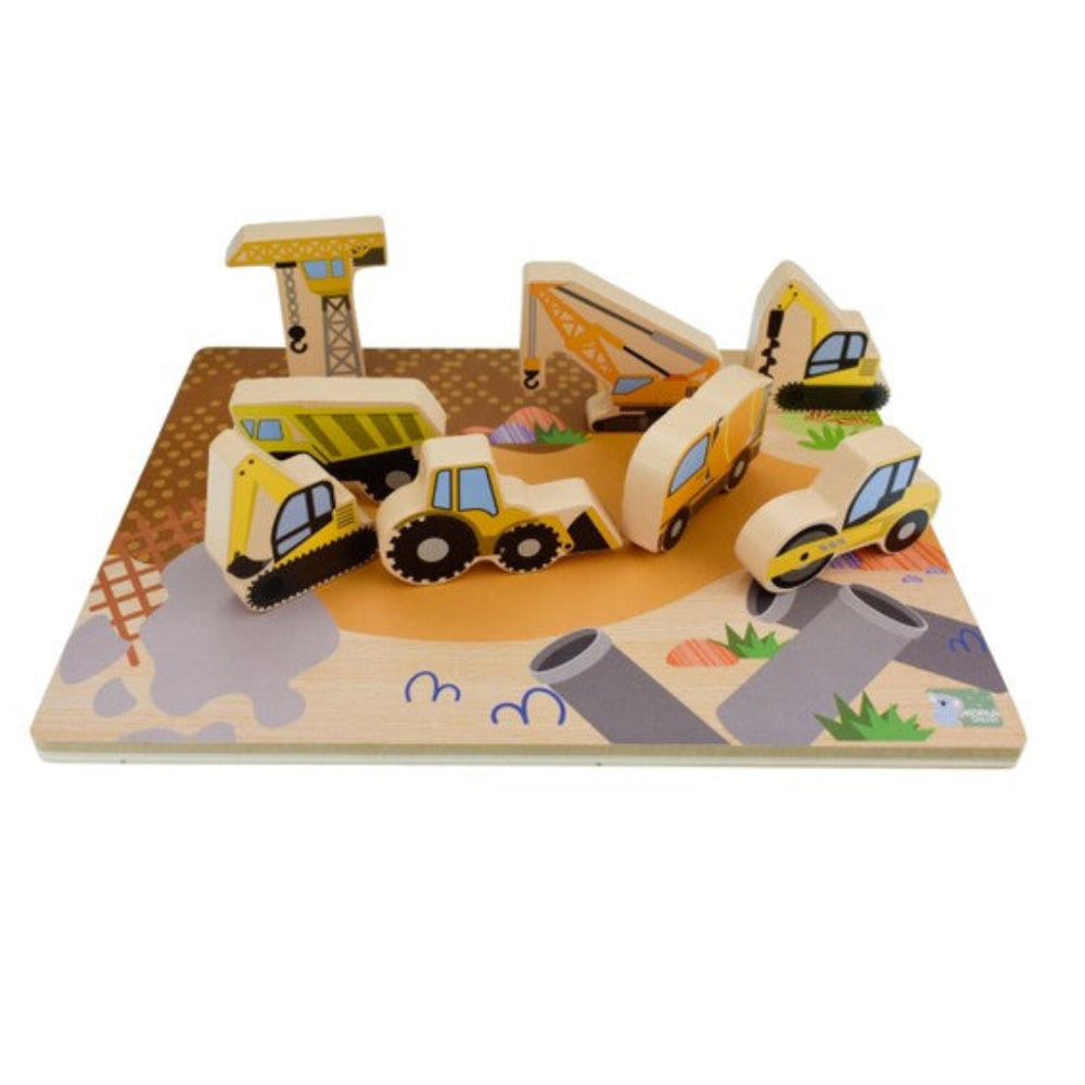 Koala Dream Chunky Construction Vehicle Wooden Puzzle