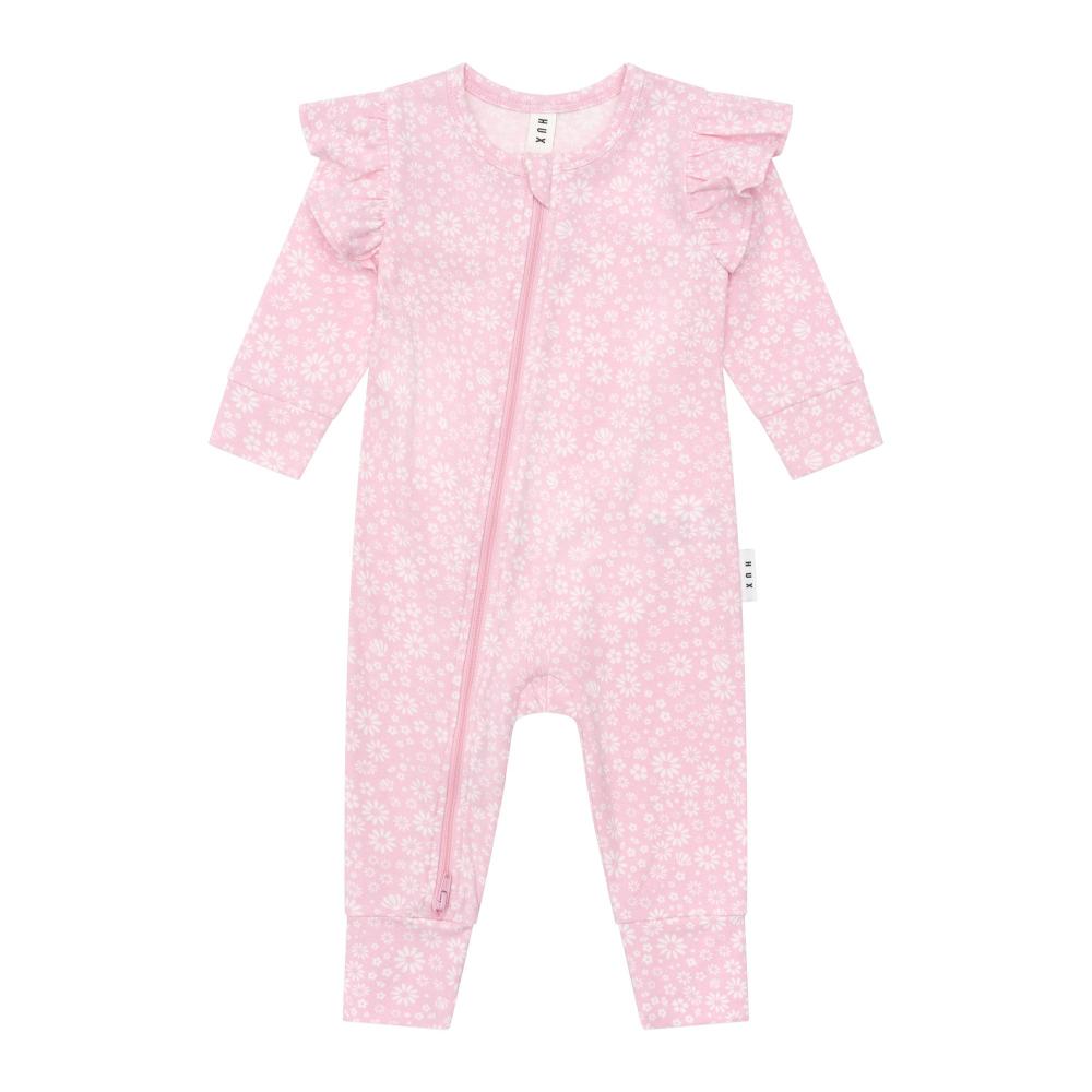 Huxbaby Daisy Seashell Frill Romper