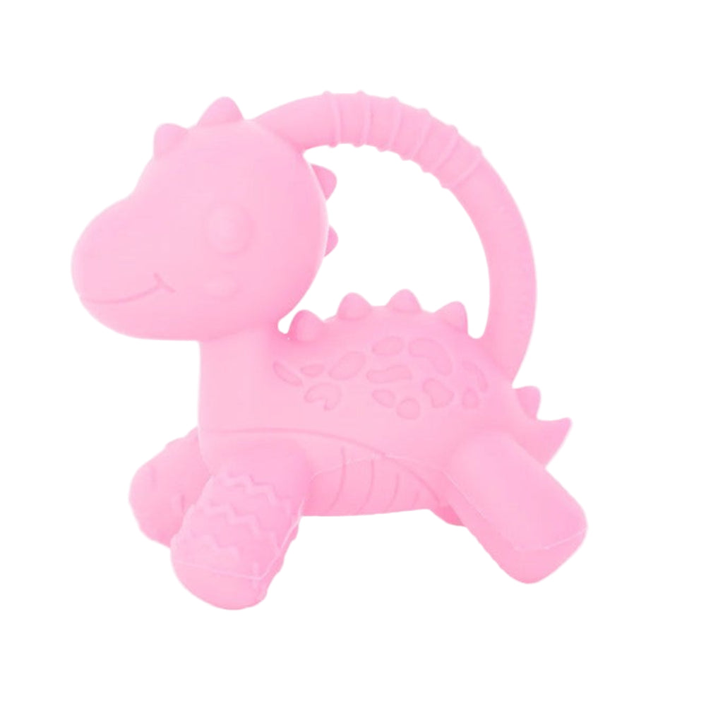 Jellystone Sensory Teether - Dinosaur Pink