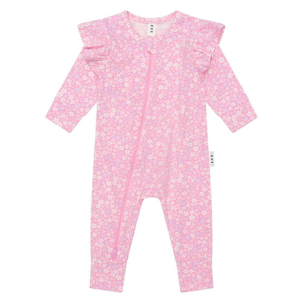 Huxbaby Ditsy Floral Frill Romper