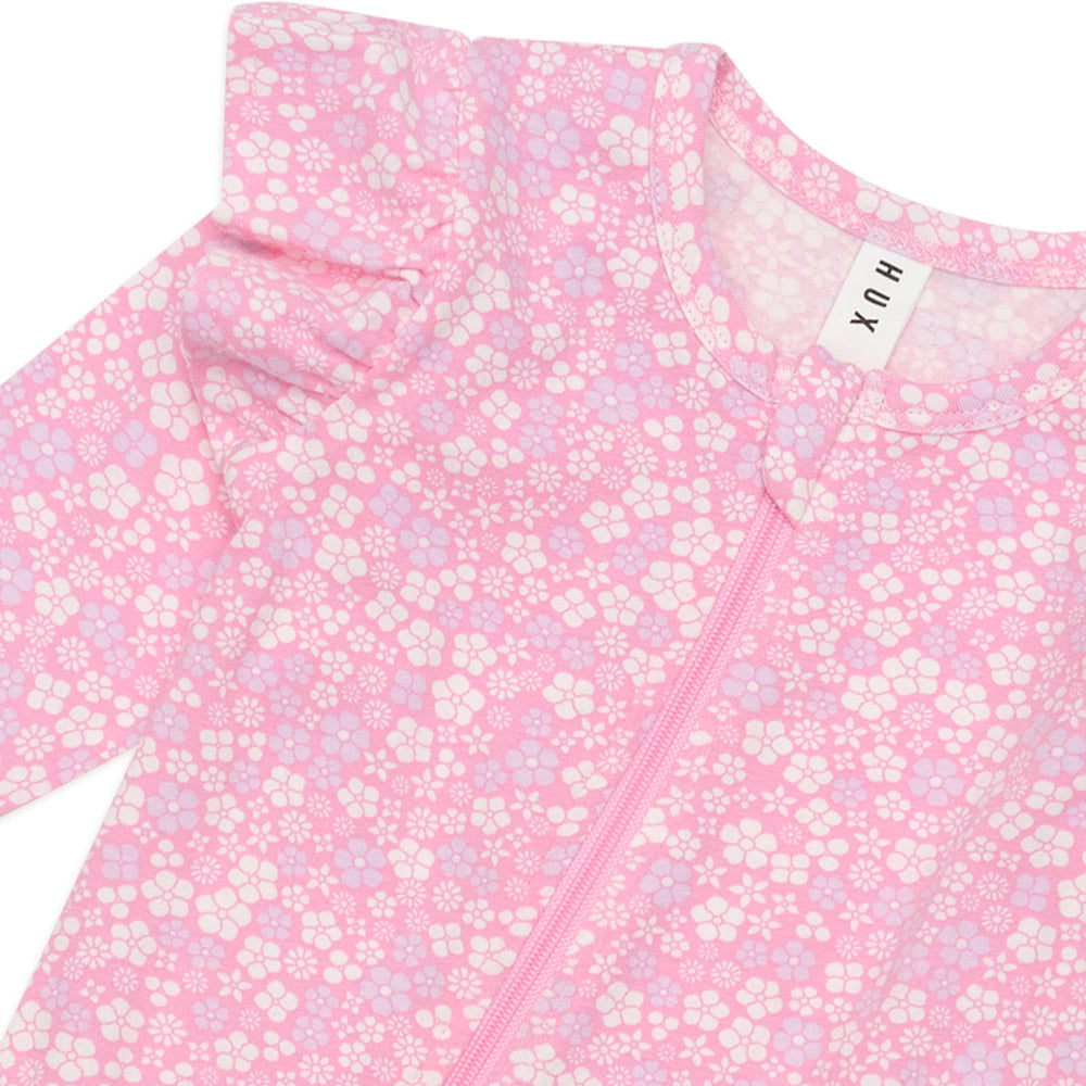 Huxbaby Ditsy Floral Frill Romper