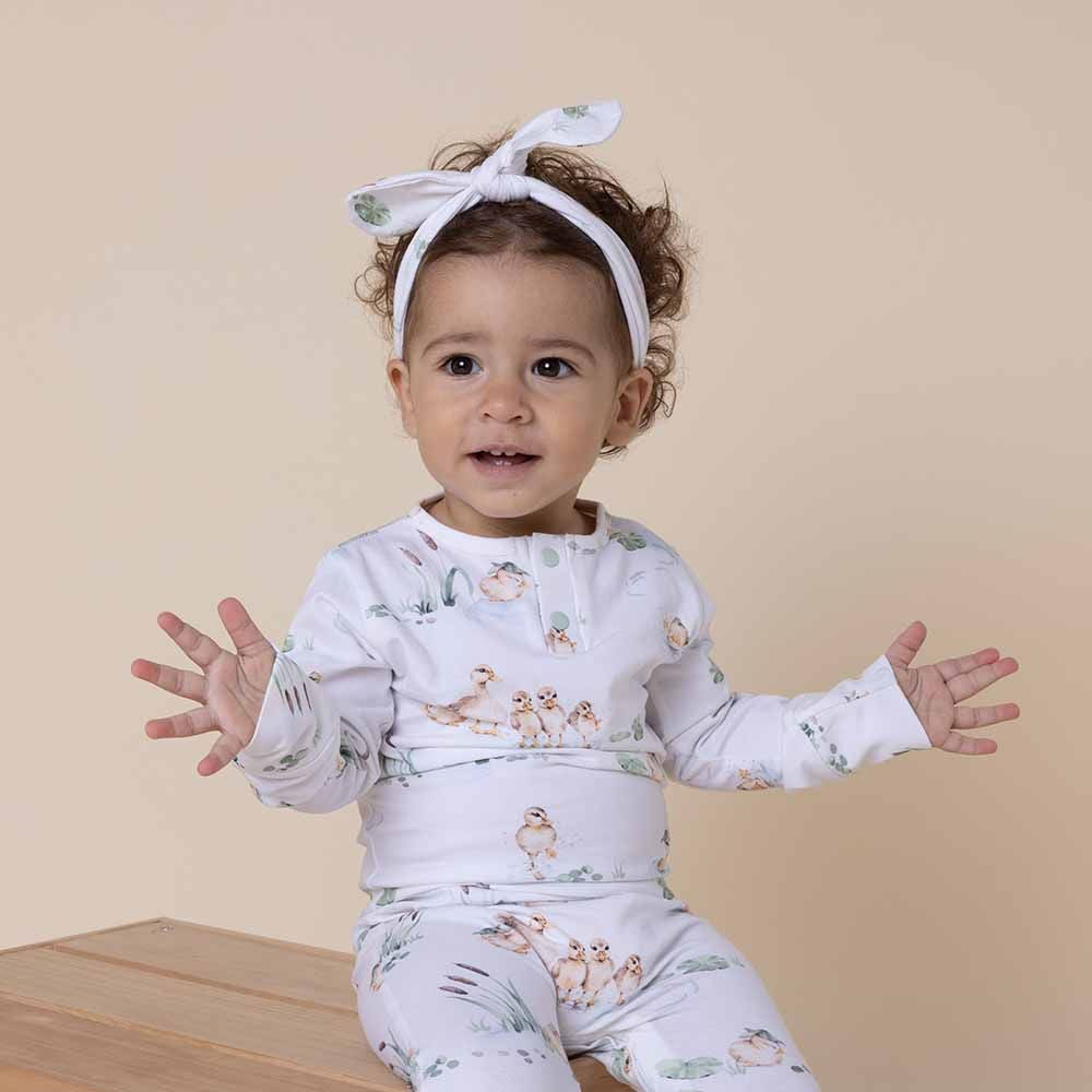 Snuggle Hunny Organic Growsuit - Duck Pond