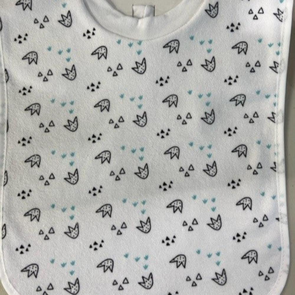 Big Softies Bib Popover 3 Pk - Dino