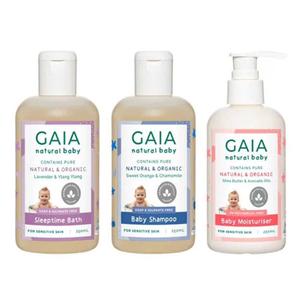 Gaia Natural Baby Stork Essentials Set