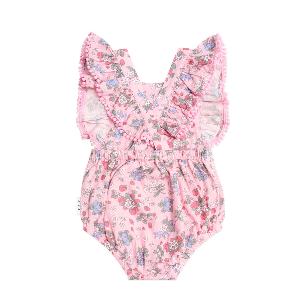 Huxbaby Strawberry Garden Playsuit