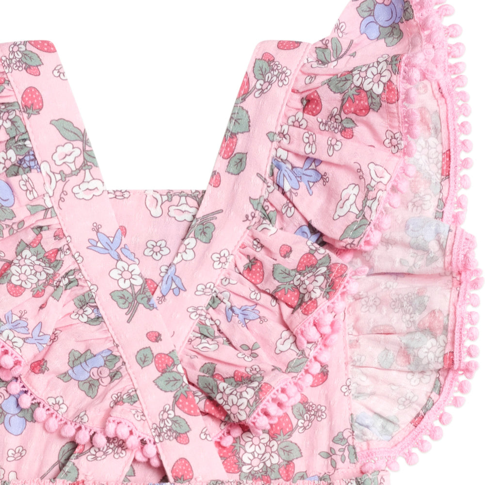 Huxbaby Strawberry Garden Playsuit