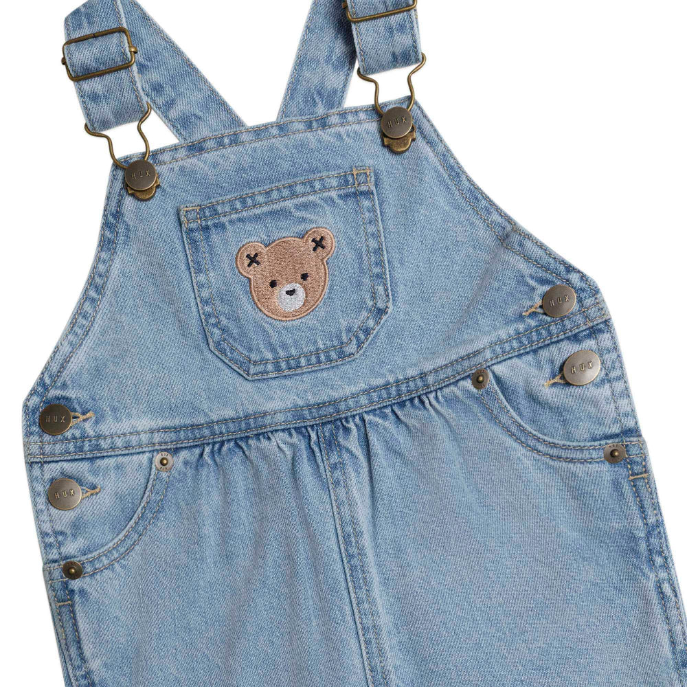 Huxbaby Dreamy Denim Short Overalls