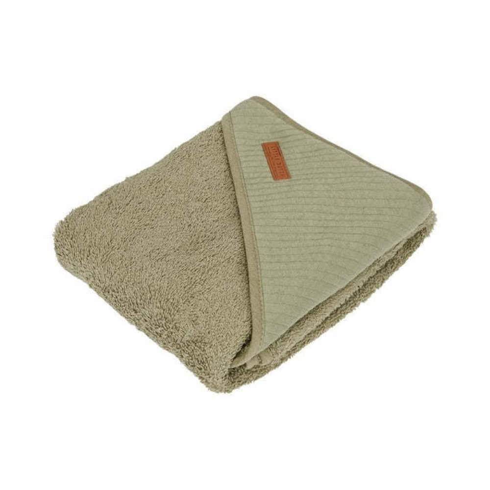 Little Dutch - Hooded Towel - Pure Olive