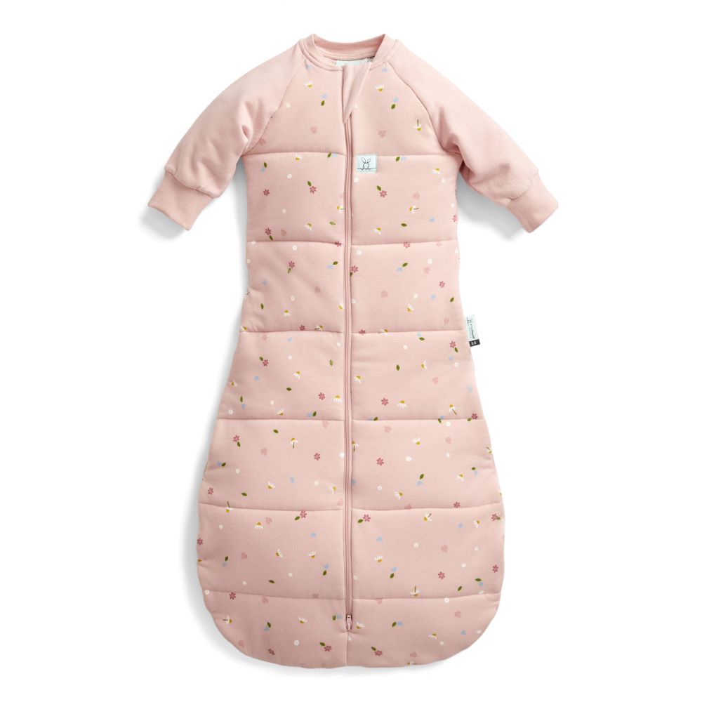 ErgoPouch Jersey Sleeping Bag 2.5 Tog Long Sleeve - Daisies