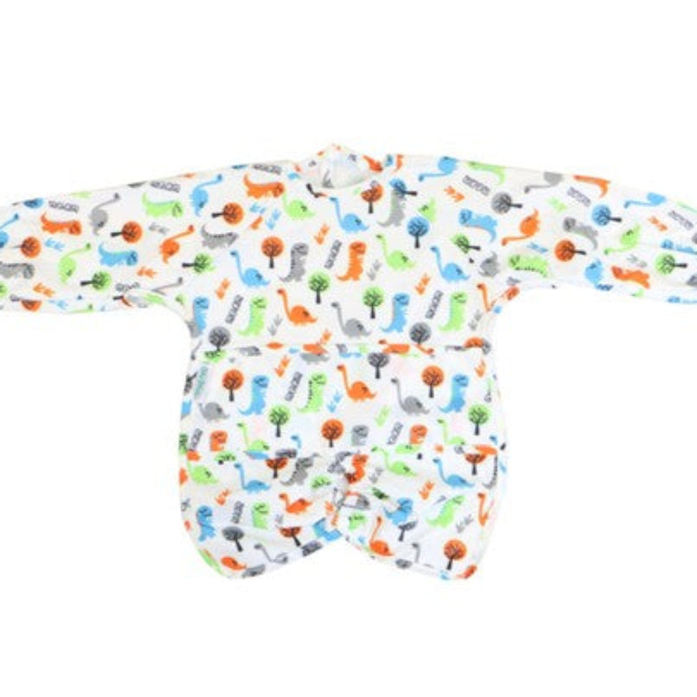 Silly Billyz Long Sleeve Nylon Highchair Hugger Bib - Roar