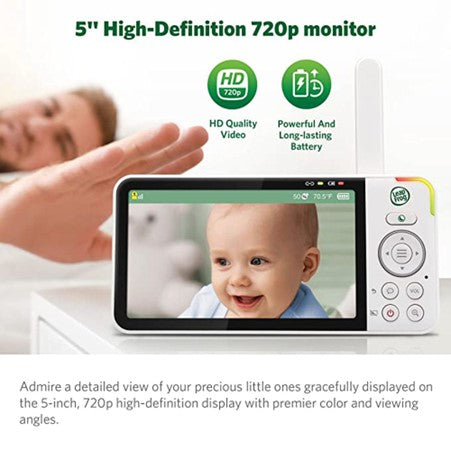 Leap Frog LF915HD 5" Pan & Tilt Video & Audio Baby Monitor