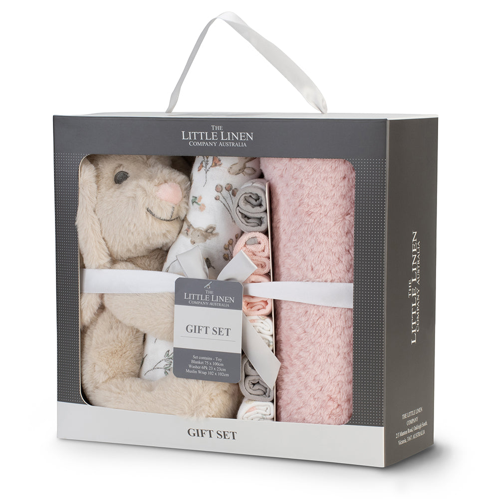 Little Linen Boxed Gift Set - Harvest Bunny