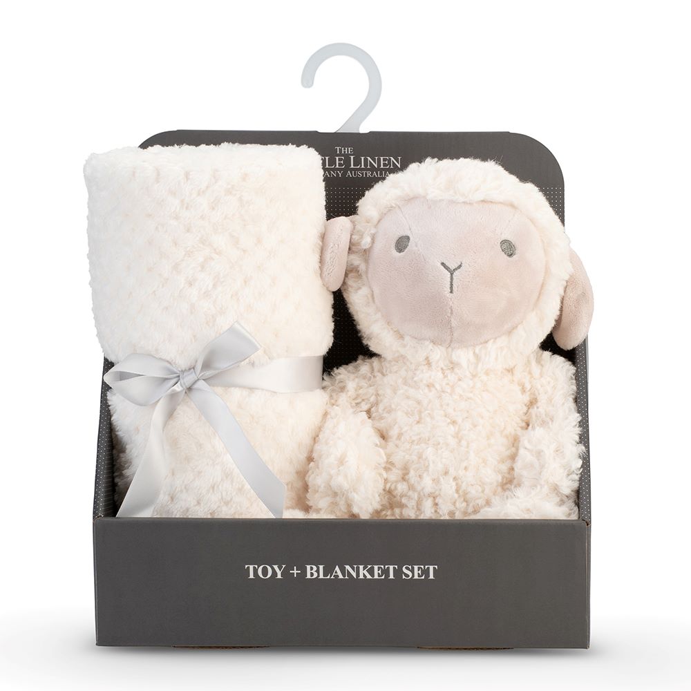 Little Linen Plush Toy and Blanket - Farmyard Lamb