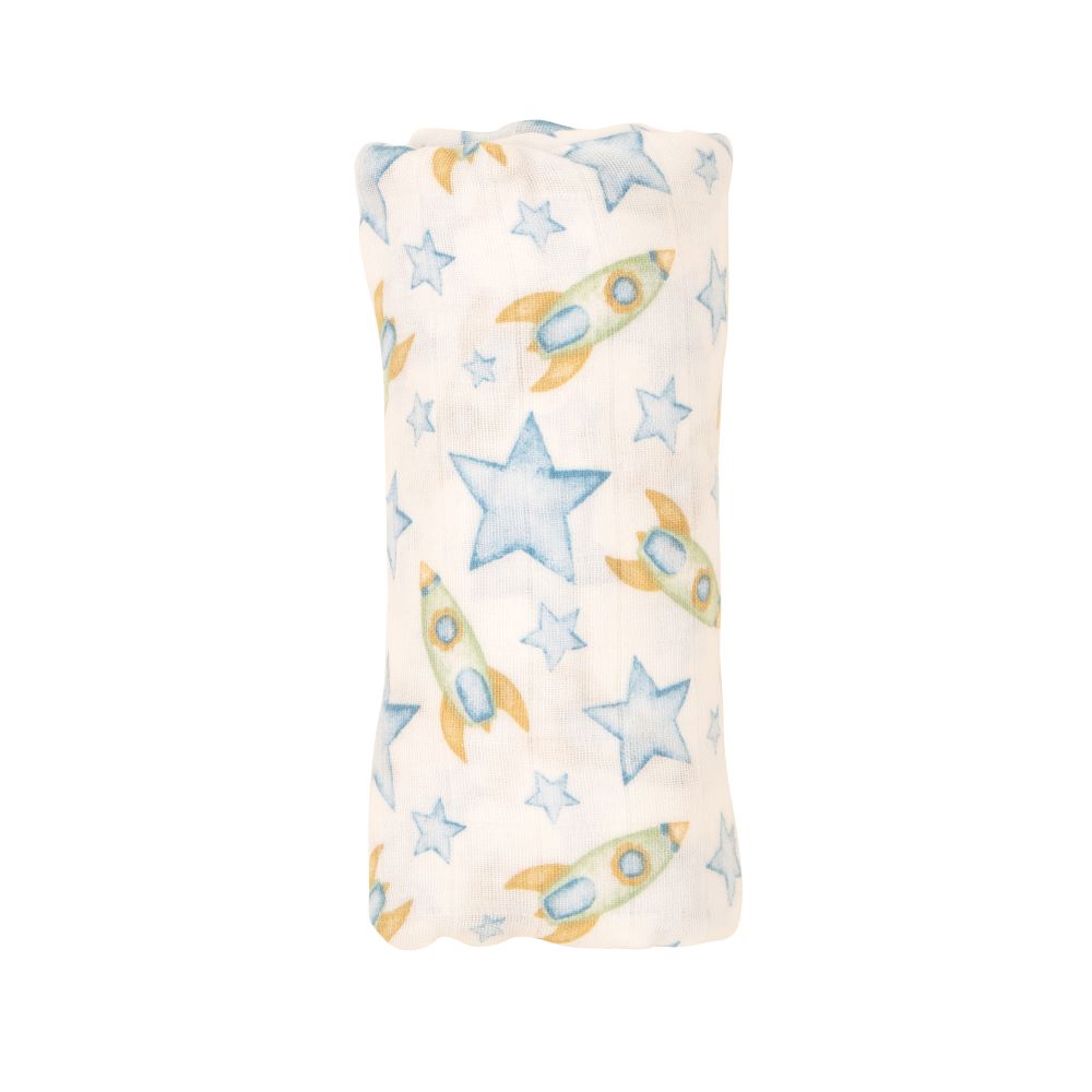 All4Ella Organic Muslin Swaddle - Rocket