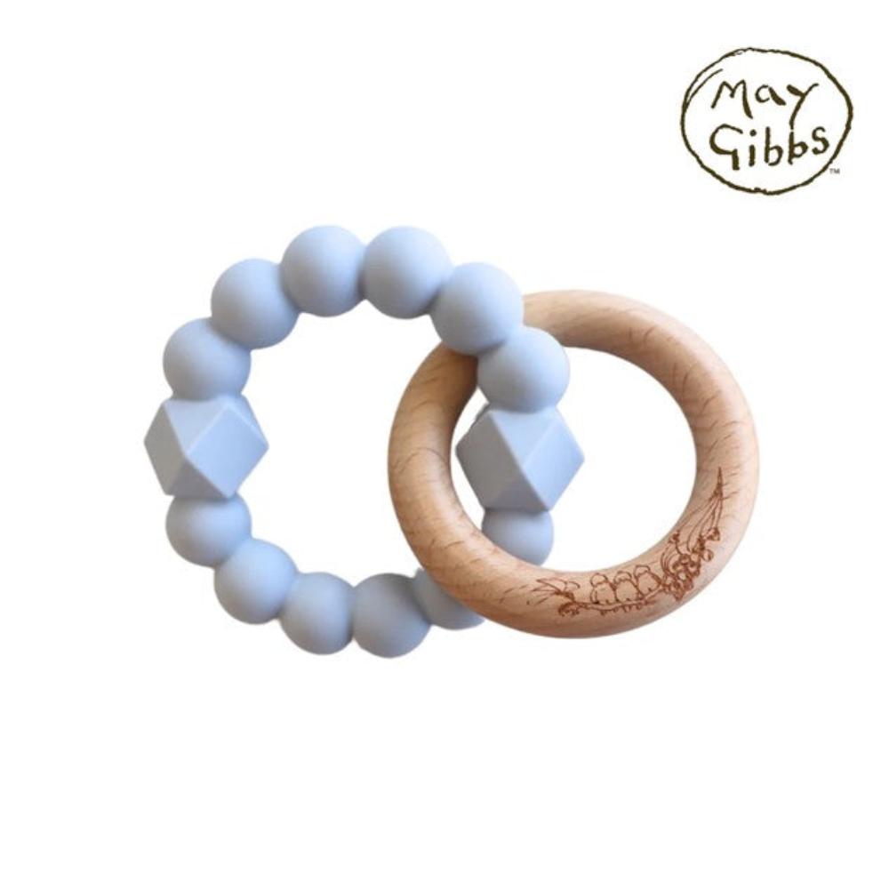 Jellystone May Gibbs Moon Teether - Soft Blue