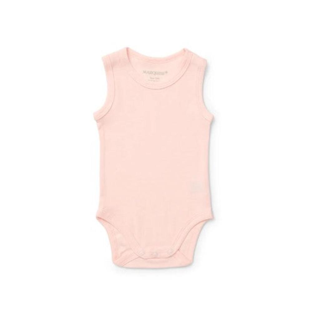 Marquise Sleeveless Bodysuit - 2 Pk Pink/White