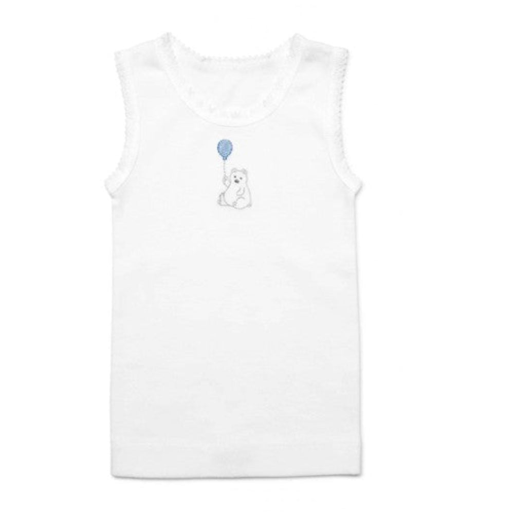 Marquise Singlets 2 Pk White/Blue