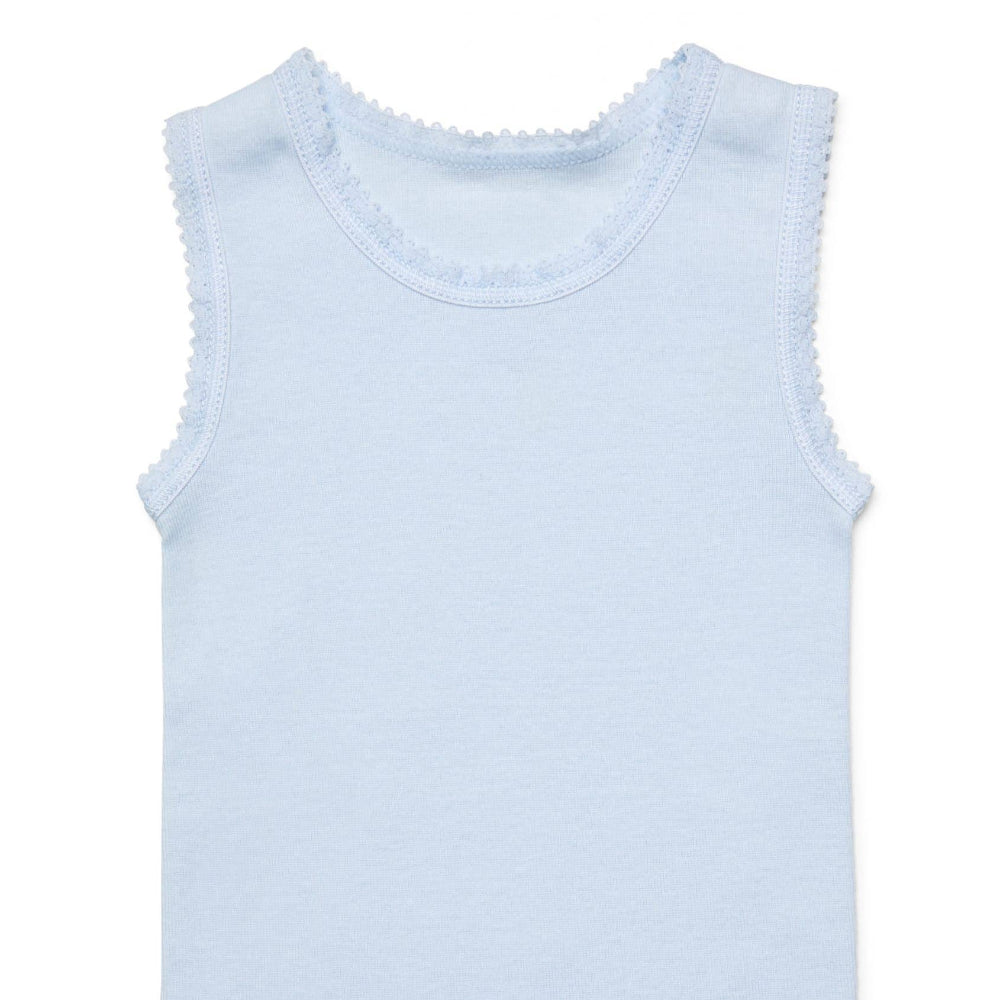 Marquise Singlets 2 Pk White/Blue