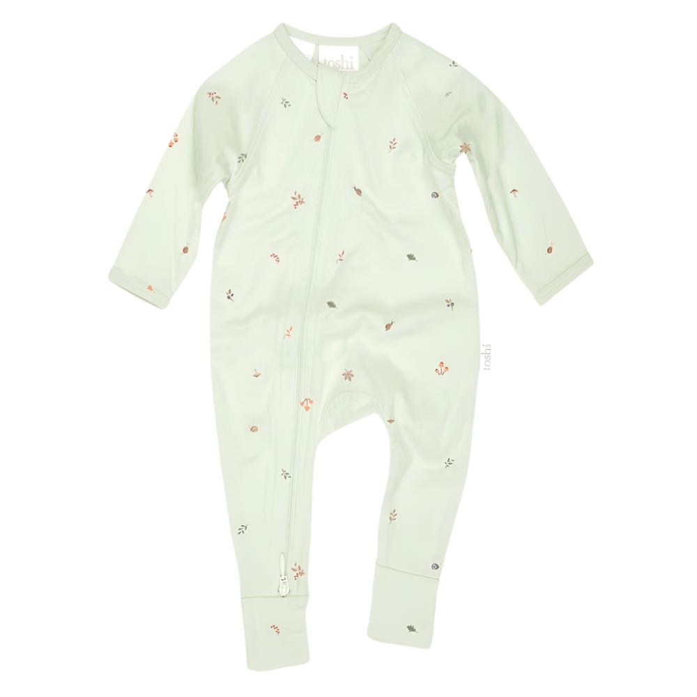 Toshi Long Sleeve Onesie Classic - Oak Mist