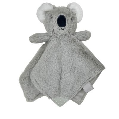 ES Kids Koala Comforter with Silicone Teether - Fluffy Koala