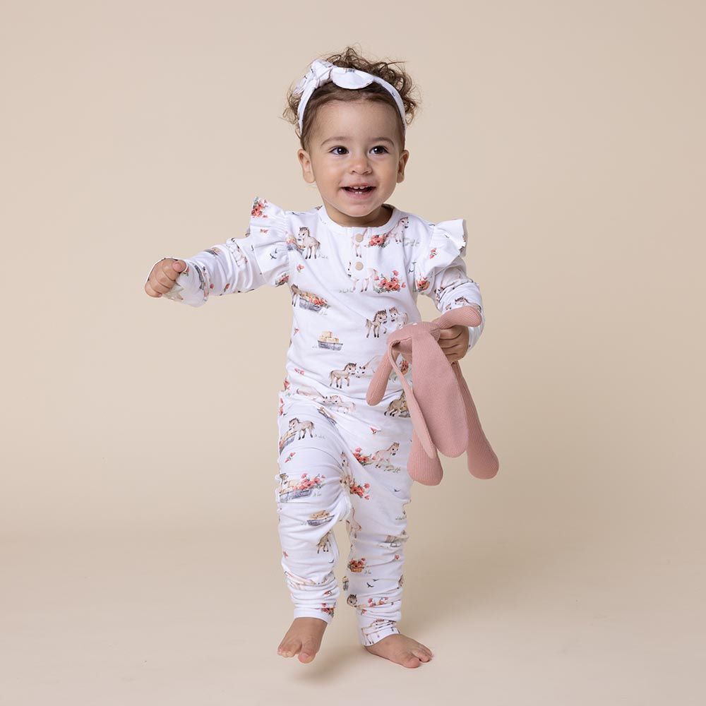 Snuggle Hunny Organic Growsuit - Pony Pals