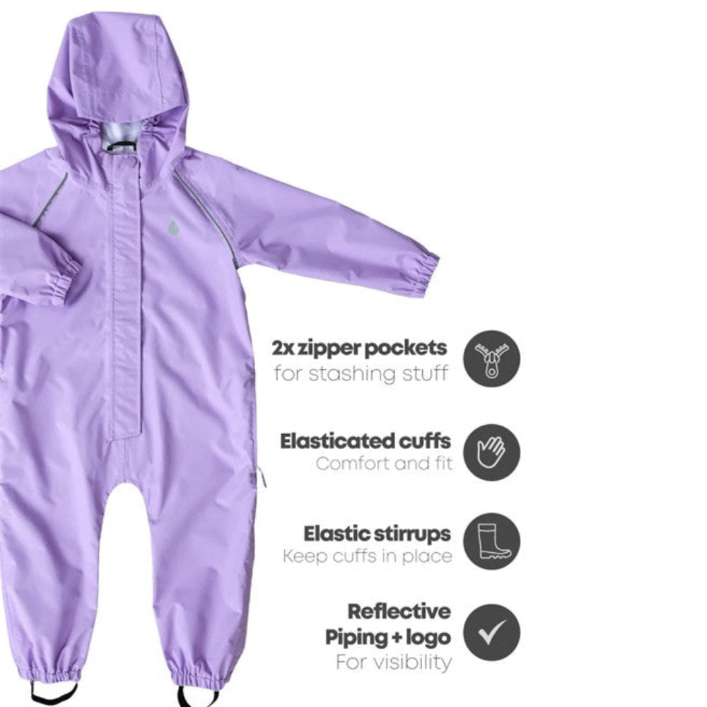 Therm 10K Rainsuit - Periwinkle