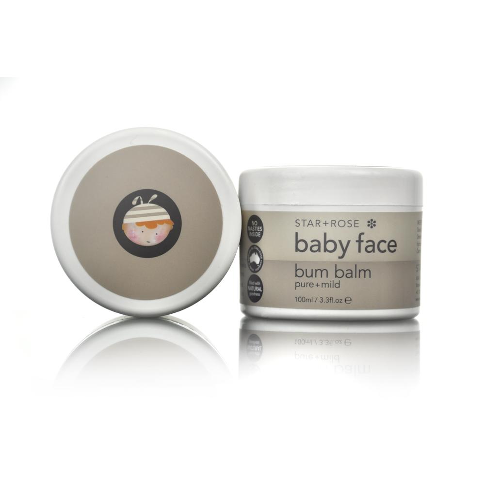 Star + Rose Baby Face Bum Balm