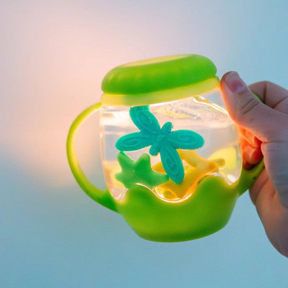 Glo Pals Mini Sensory Play Jar Gift Set - Green