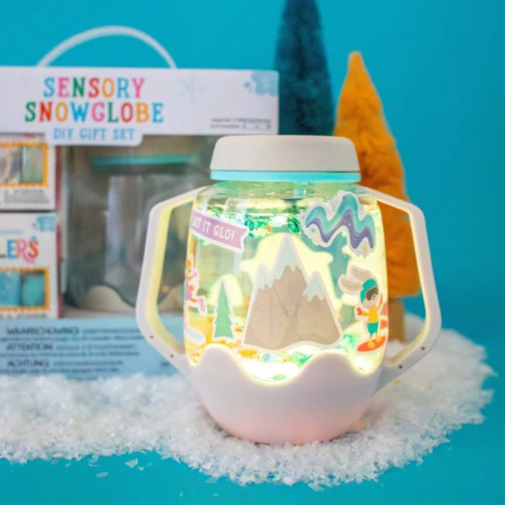 Glo Pals DIY Sensory Jar Gift Set - Sensory Snow Globe