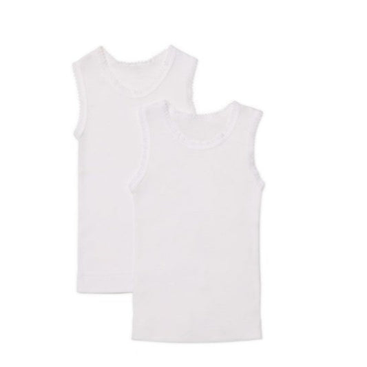 Marquise Singlets 2 Pk White