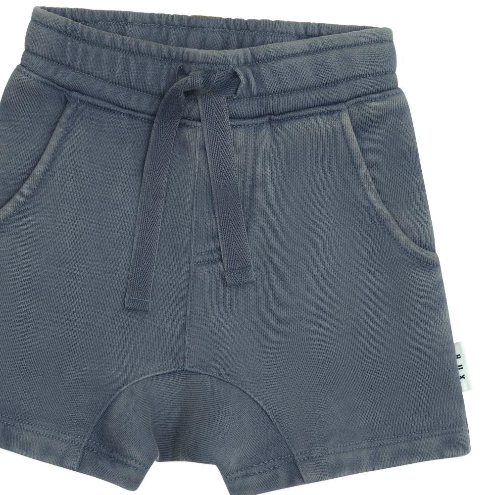 Huxbaby Slouch Short - Washed Navy