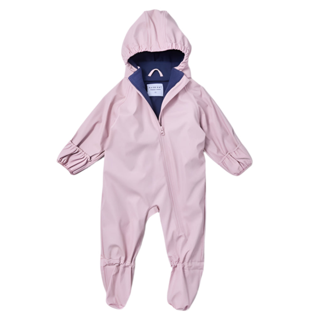 Rainkoat Snowsuit Crawlers - Blush Pink