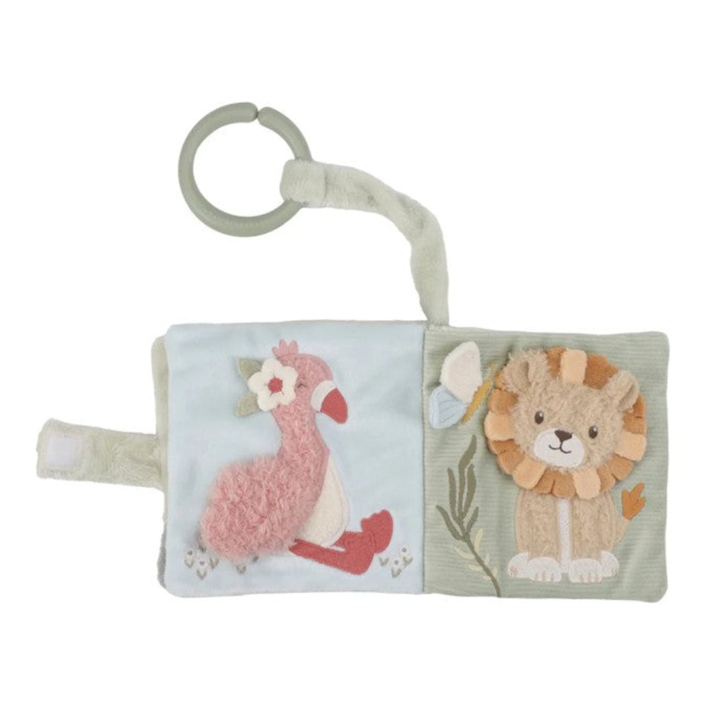 Little Dutch Stroller Booklet - Safari Friends